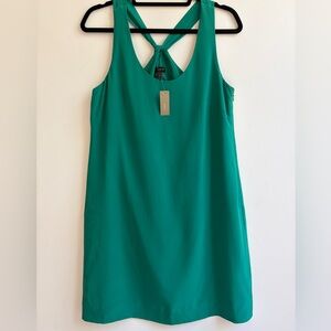 J Crew NWT Silk halter dress. Old money, preppy, spring, lined, size 6